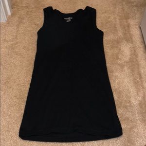 Basic black tank top